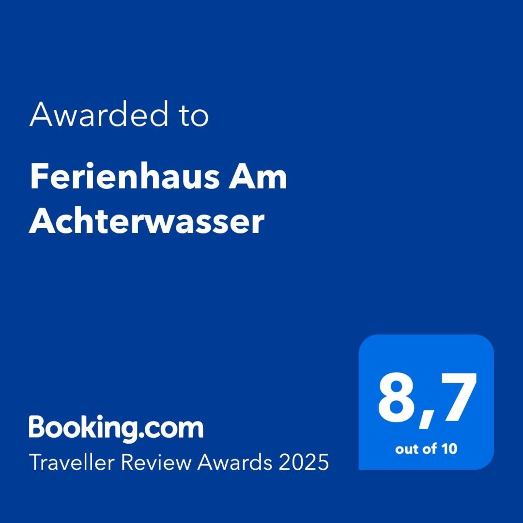 אוקריץ Ferienhaus Am Achterwasser מראה חיצוני תמונה